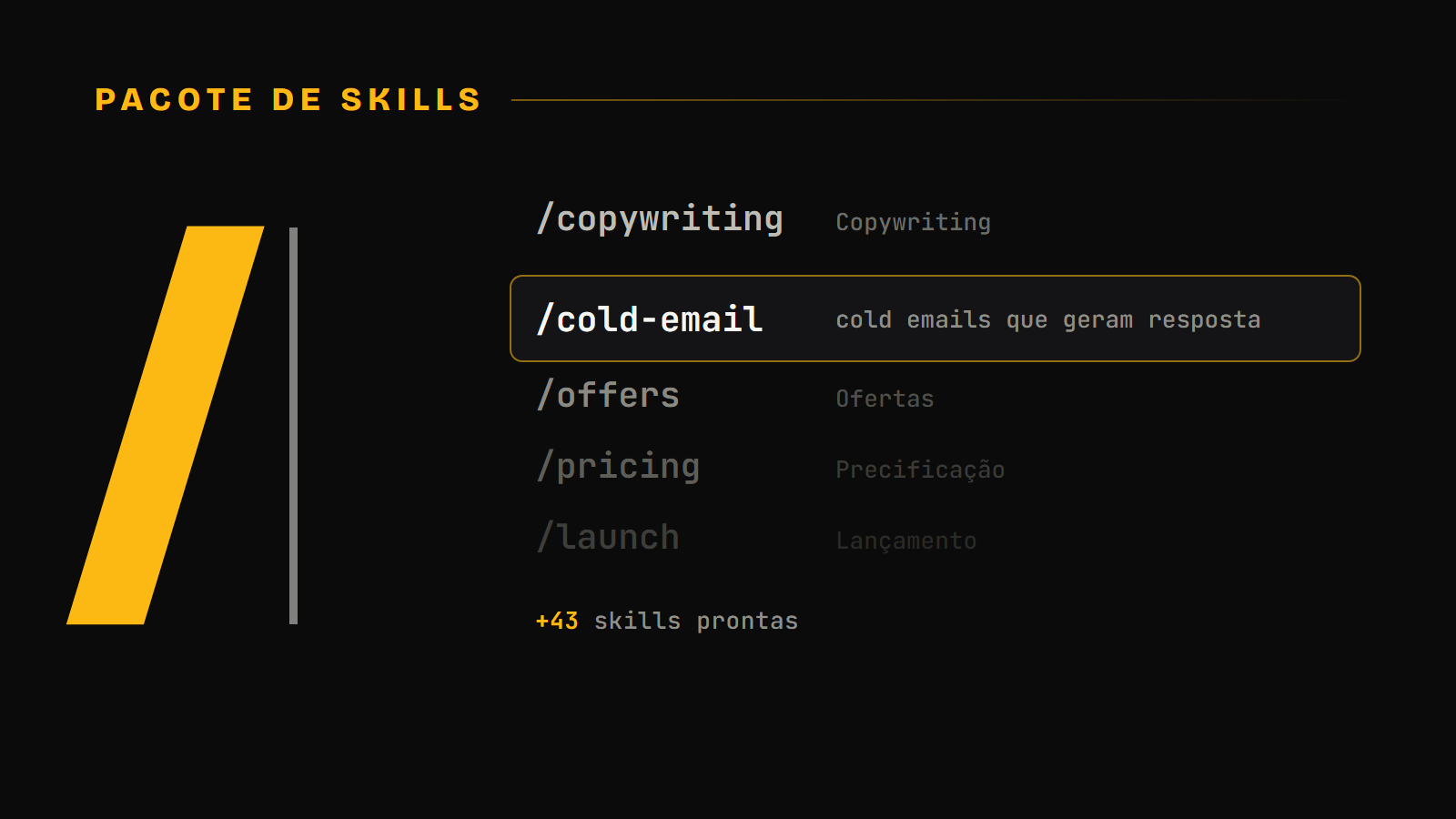 Capa do produto: Pacote de Skills